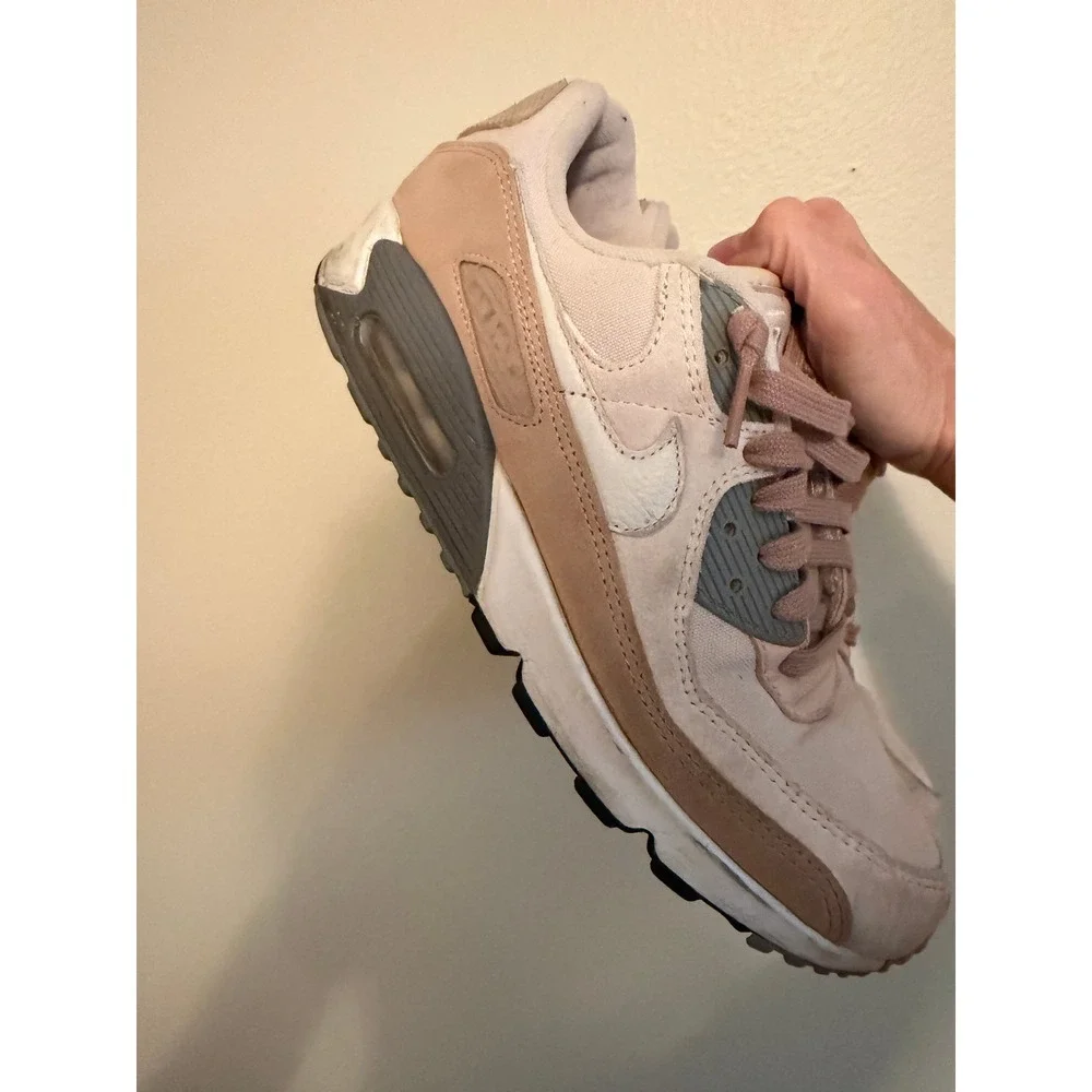 Nike Sneakers Mens 9 Sanddrift Air Max 90 Hemp DA1641-201 Retro Running Shoes